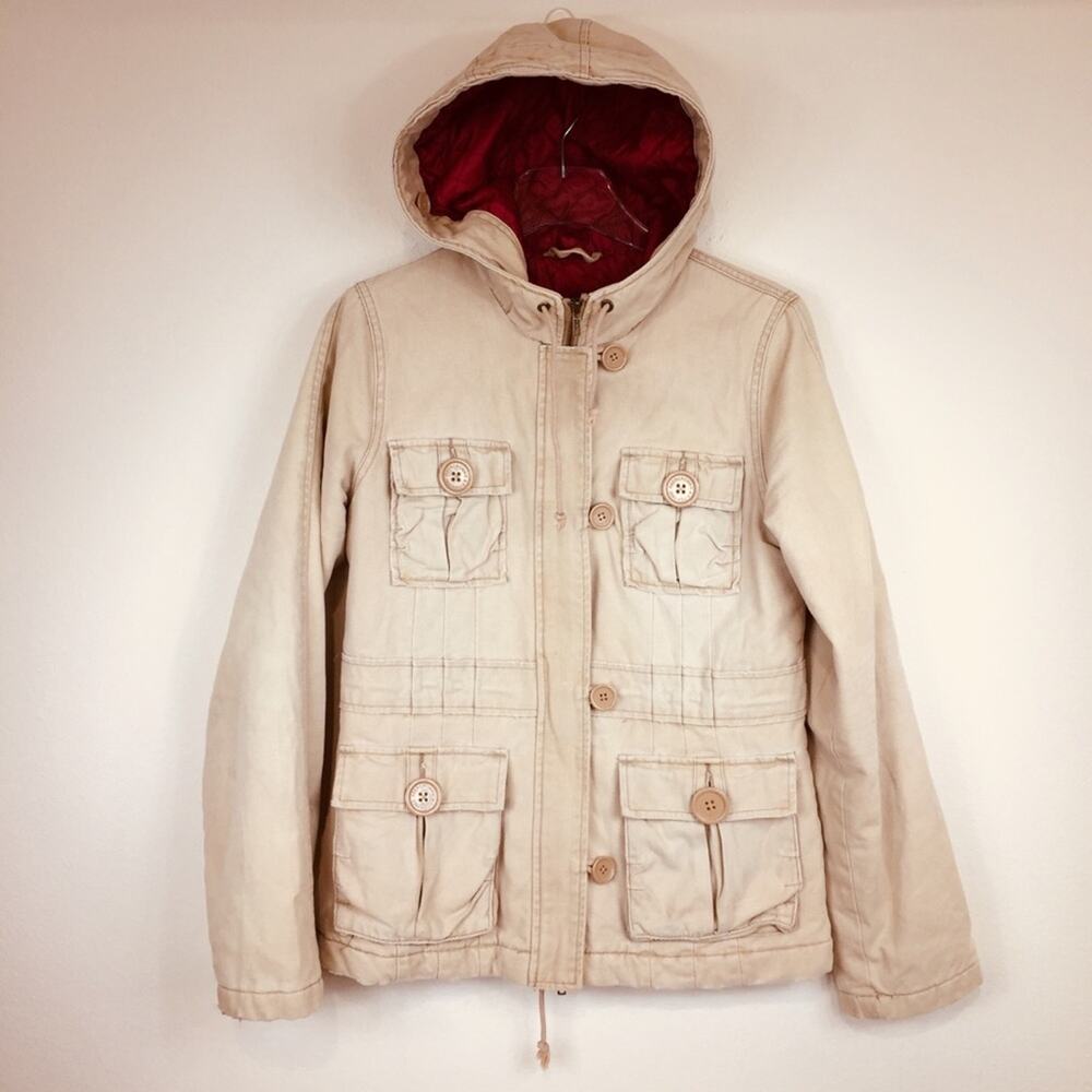 Abercrombie and Fitch | Washed Out Canvas Jacket